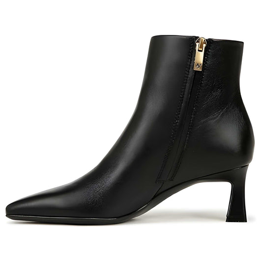 Naturalizer Deesha-Bootie Pointed Toe Dres Black Leather 7M