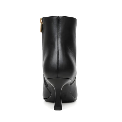 Naturalizer Deesha-Bootie Pointed Toe Dres Black Leather 7M