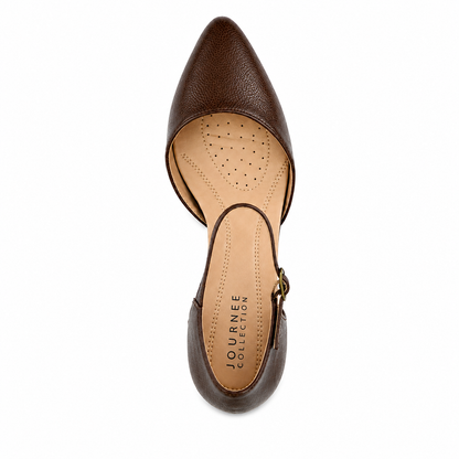 Journee Collection Journee Collection Womens Bet Brown 8M