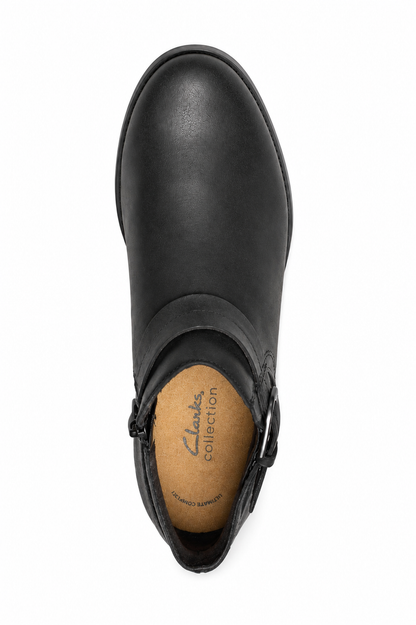 Clarks Clarks Women's Collection Charlten Black Leather 6.5M
