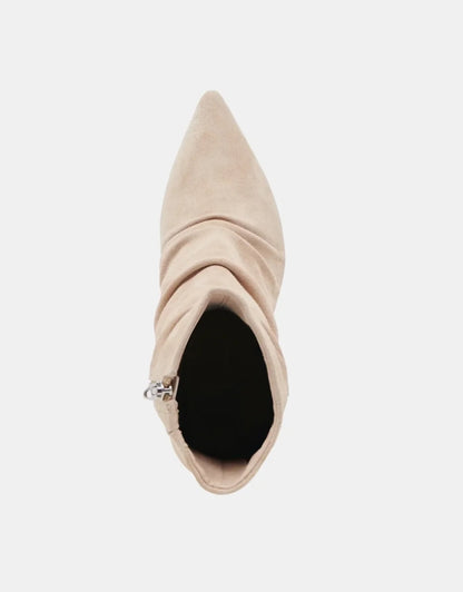 Dolce Vita Women's Fernly Rouched Pointed Dune Suede 6