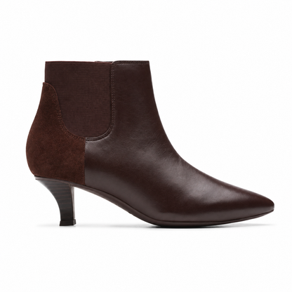 Clarks Women's Collection Kepley Dark Brown Leather 10M