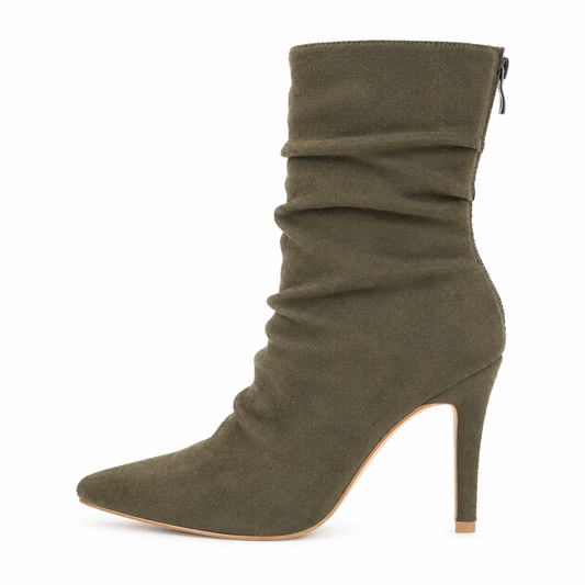Journee Collection Journee Collection Womens Mar Olive 9.5M