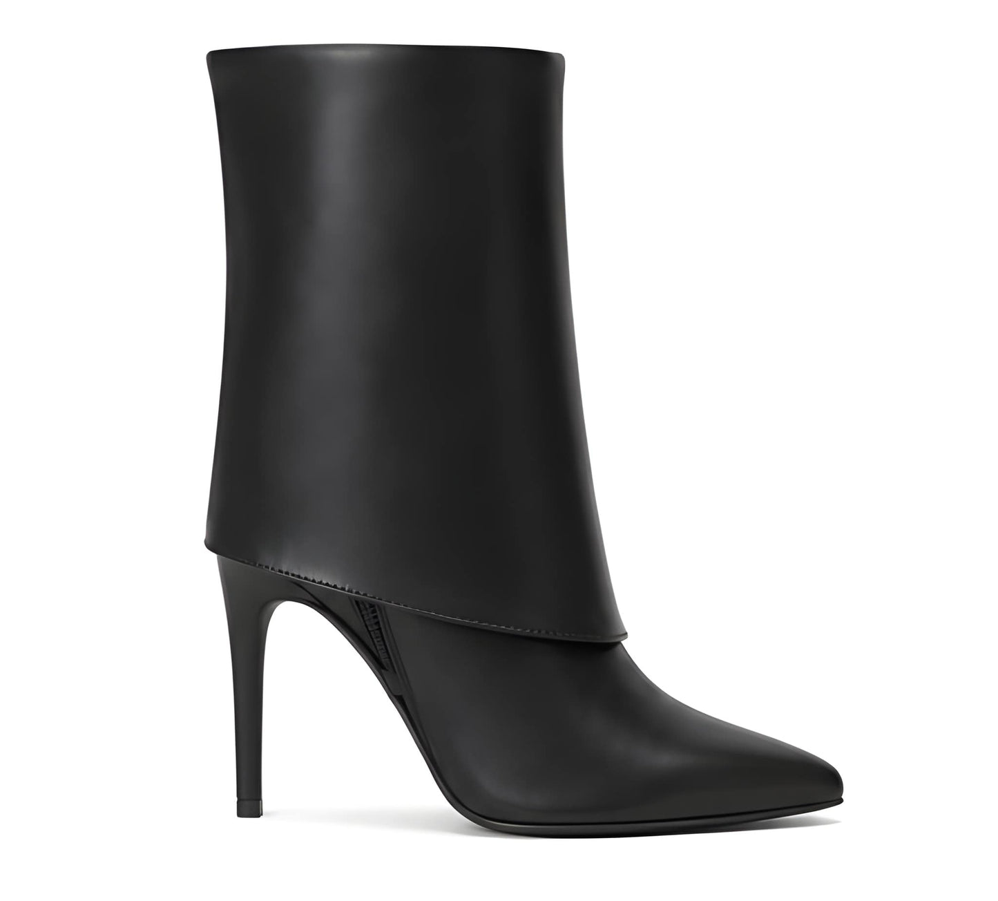 I.N.C. International Concepts Womens Sabeel Cuff Booties Black Smooth 7.5M