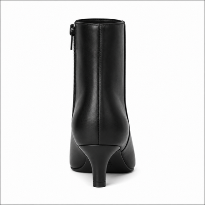 I.N.C. International Concepts Women's Sareya Mid-Heel Bootie Black Smooth 8M