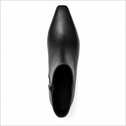 I.N.C. International Concepts Women's Sareya Mid-Heel Bootie Black Smooth 8M