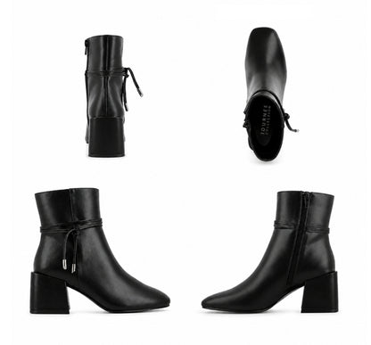 Wild Pair Trinityy Pointed-Toe Pull-On K Black Smooth 9M