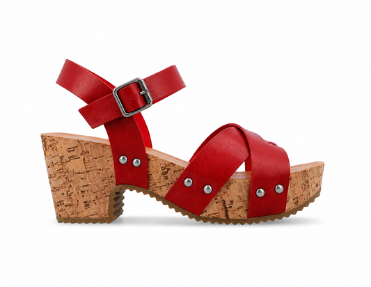 Journee Collection Journee Collection Women's Valentina Red 11M