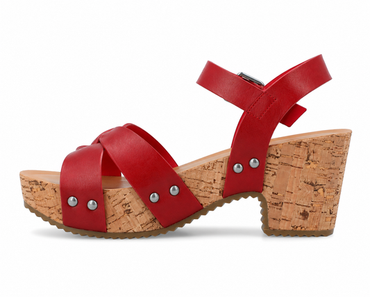 Journee Collection Journee Collection Women's Valentina Red 11M